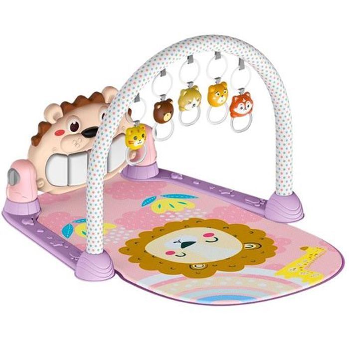 Tapis d’Éveil Piano pour Bébé – Jouet Musical Multifonction Thème Animaux