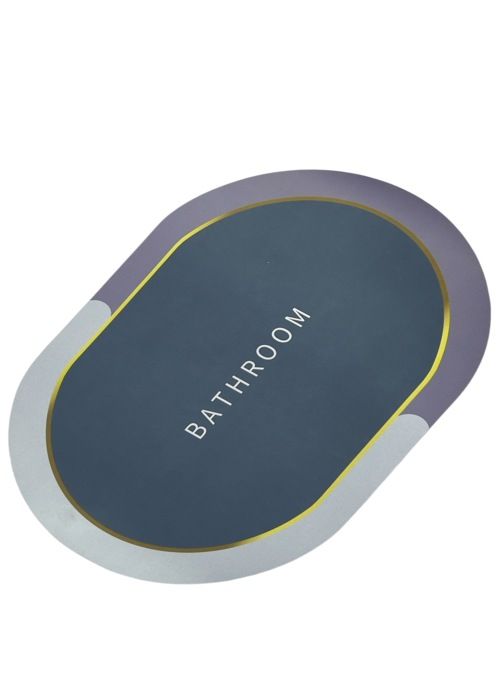 Tapis de sol absorbant pour salle de bain, dessin animé, entrée, lavabo, toilettes, antidérapant, séchage rapide, couverture lavable