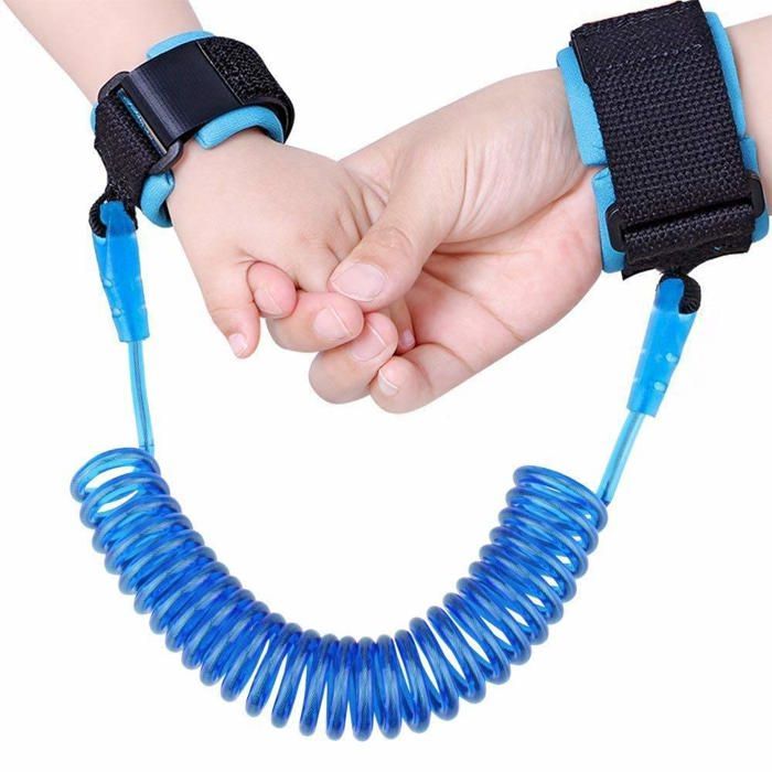 Bracelet anti-perte pour bébé et enfant Bleu