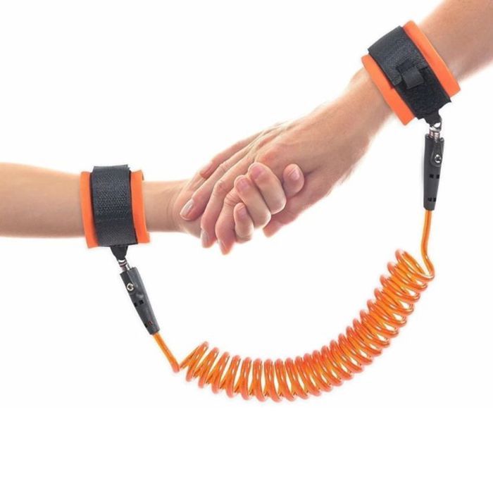 Bracelet anti-perte pour bébé et enfant Orange
