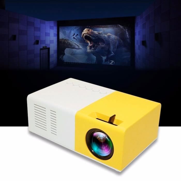 Mini video projecteur Led Pixels, compatible Hdmi, 1080p,