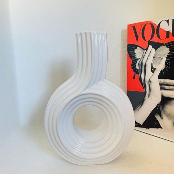 VASE CÉRAMIQUE BLANC BRINTTE