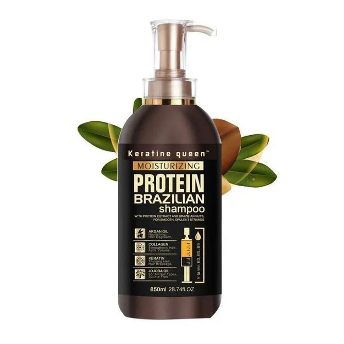 Keratine queen shampoings protein à base de kératine & argan sans sulfate, ni parabène