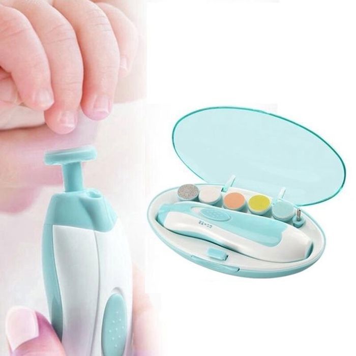 Coupe-ongles électrique pour bébé, lime à ongles, outils de manucure à faible bruit