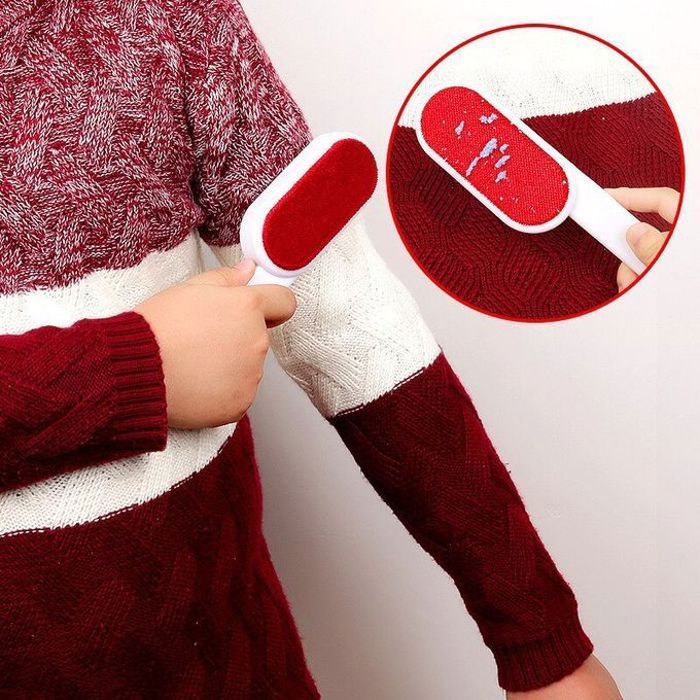 Brosse magique nettoyage de poils de chiens & chats et anti-peluches pour vêtements réutilisable