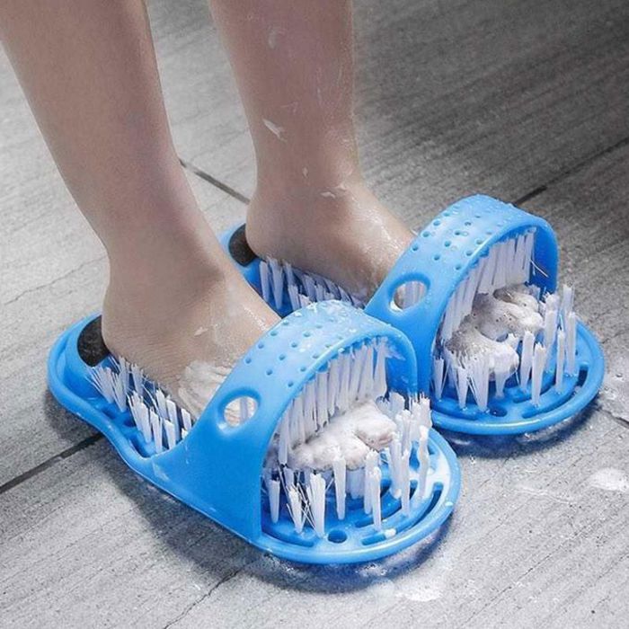 Brosse lave-pieds pour douche – 1 pièce (ce n'est pas une paire)