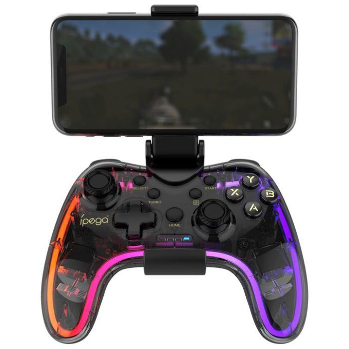 Ipega pg-9228 manette sans fil rgb, pour nintendo, android, ios, pc, téléphone, ps4 et ps3