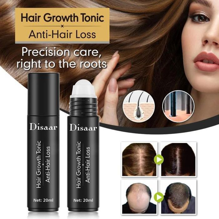 Disaar tonique pour la pousse des cheveux, anti-chute de cheveux de précision, jusqu'aux racines