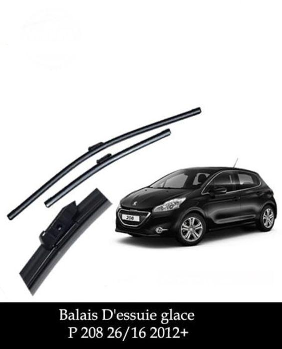 Balais d'Essuie–Glace Peugeot 208 2012+