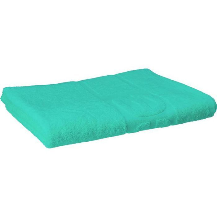 Serviette - DICE - 50x90cm - Turquoise - 100% Coton - Lavable