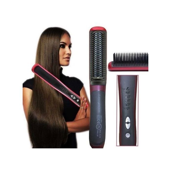 Fast Hair Brosse à cheveux  Lissante en céramique HQT 908B Hair Straightener