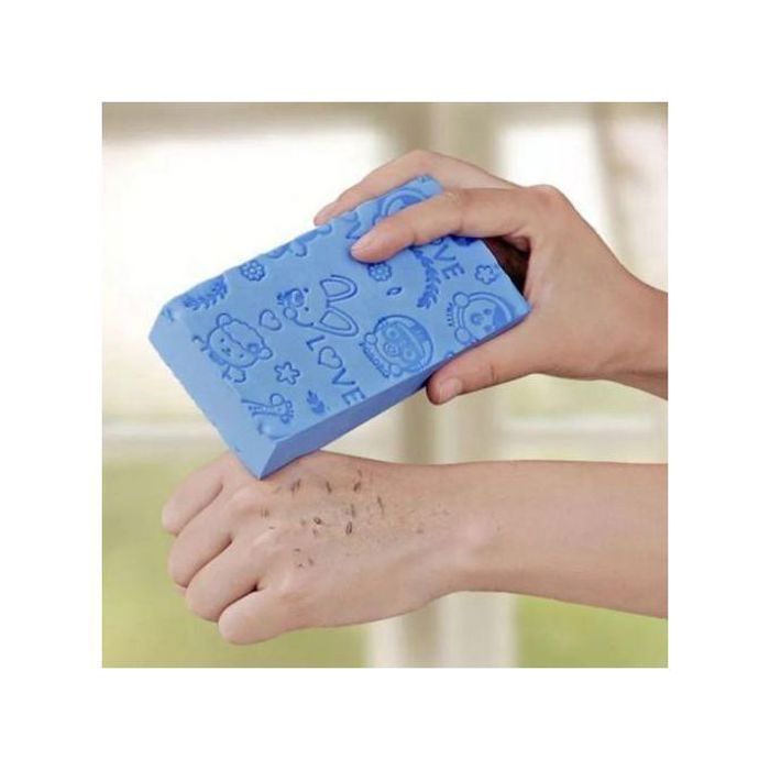 Éponge magique de bain pour éliminer la peau morte, exfoliante, Massage corporel