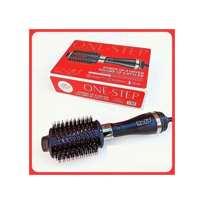 Enzo  Brosse Soufflante pliable Électrique Pour Cheveux One Step - Pro Collection
