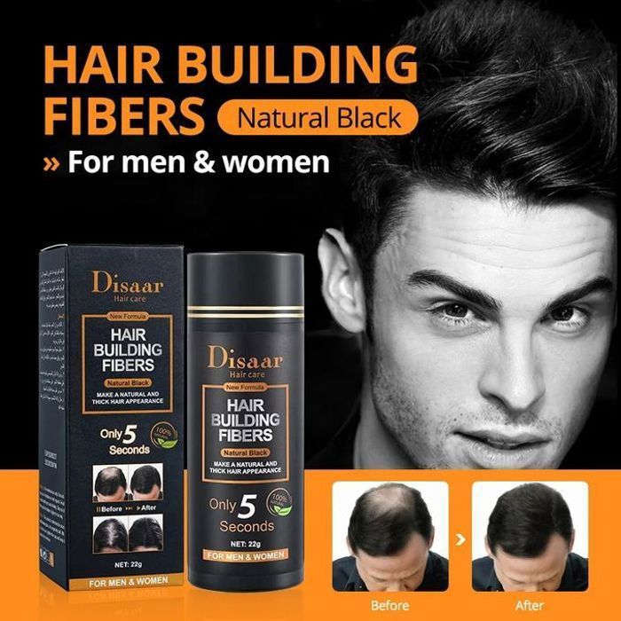 Disaar Fibres de renforcement des cheveux capillaire, Poudre de repousse des cheveux