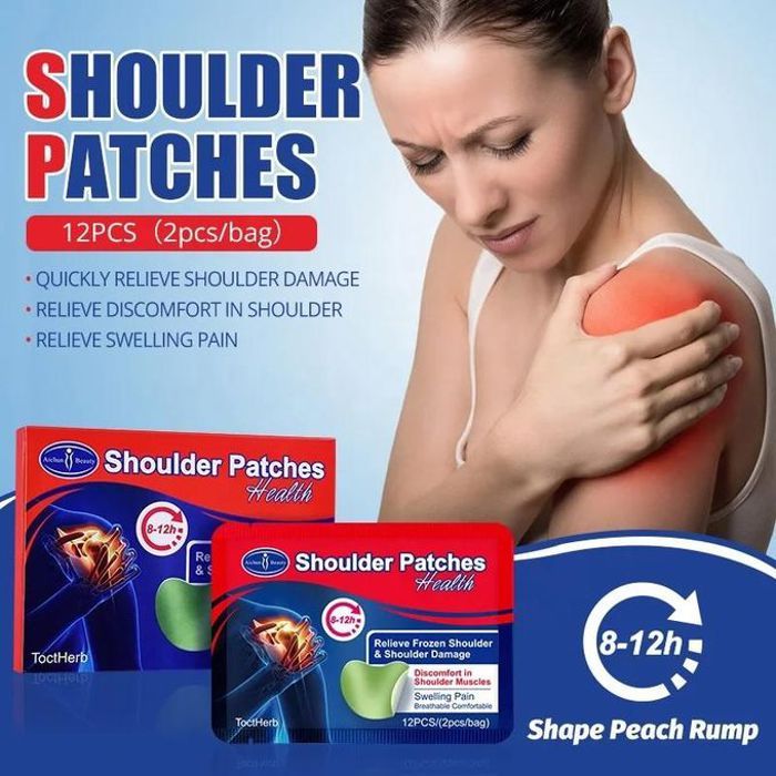 Aichun Beauty Patch chauffant naturel à base de plantes pour les épaules, patch anti-douleur