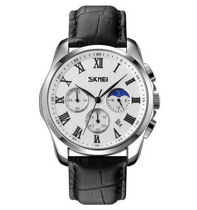 Montre origine pour hommes Style montre étanche en cuir véritable