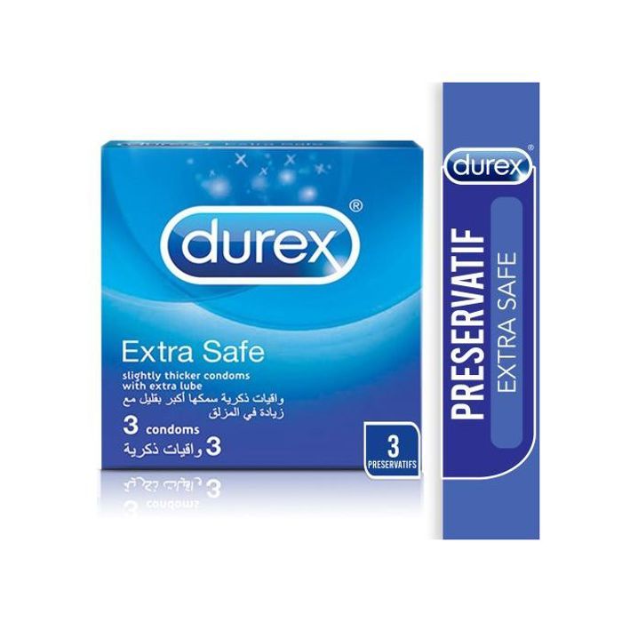 Durex Extra Safe plus 3 préservatifs