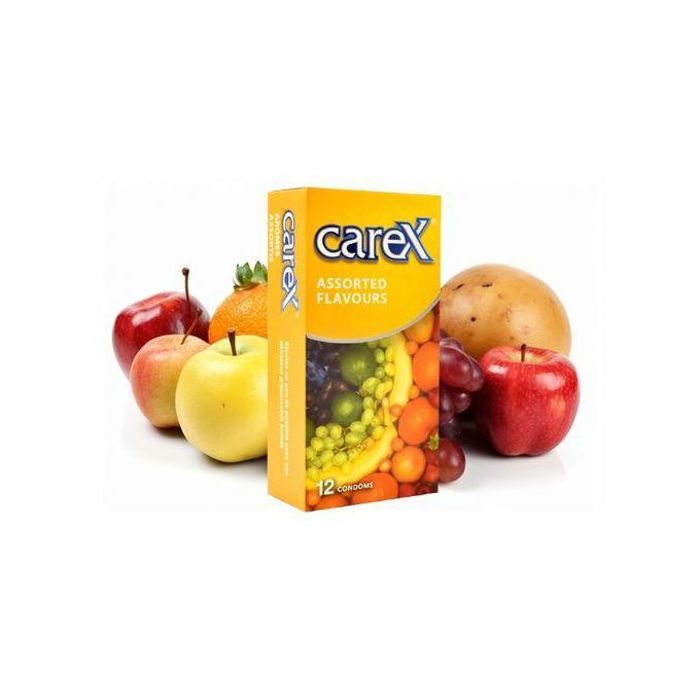 Carex BOITE DE 12 CONDOMS ARÔMATISÉ FRUITS
