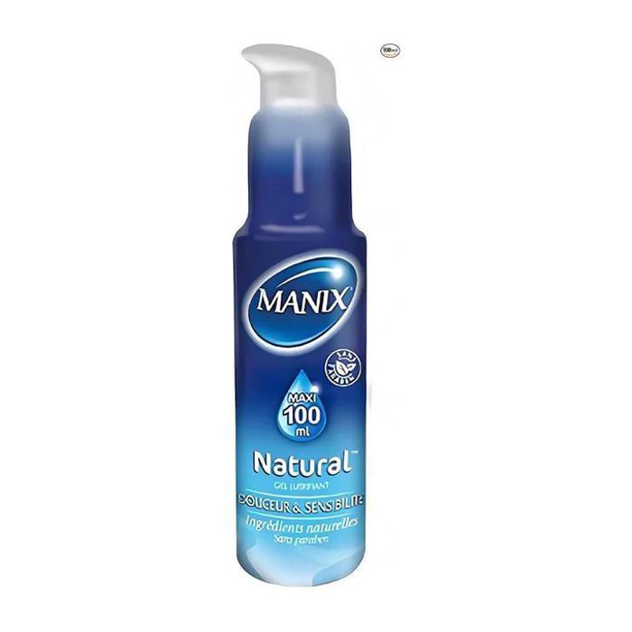Manix Gel Lubrifiant Intime Natural, Longue Duree 3 Fois Plus Efficace 100 ml