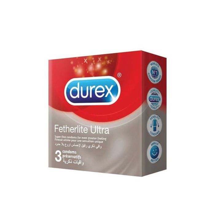 Durex - Fetherlite Ultra - 3 Préservatifs
