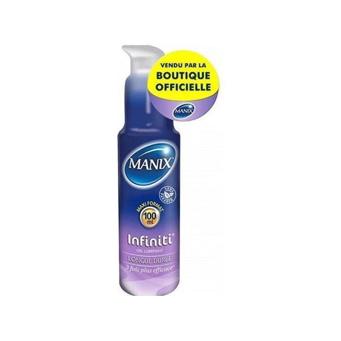 Manix Gel Lubrifiant Intime Infiniti, Longue Duree 3 Fois Plus Efficace - 100 ml