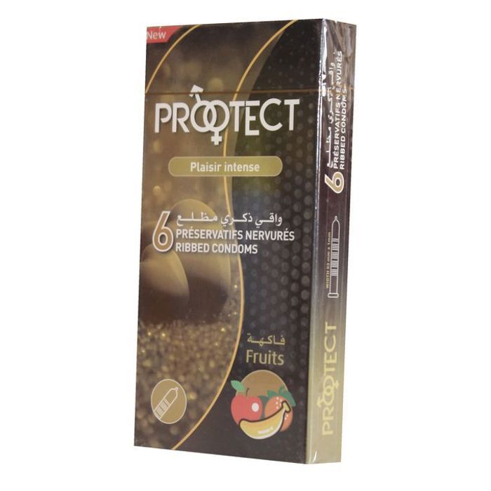 Protect PRÉSERVATIFS FRUIT PROTECTION MAXIMALE, BOITE DE  PRESERVATIFS DE 6