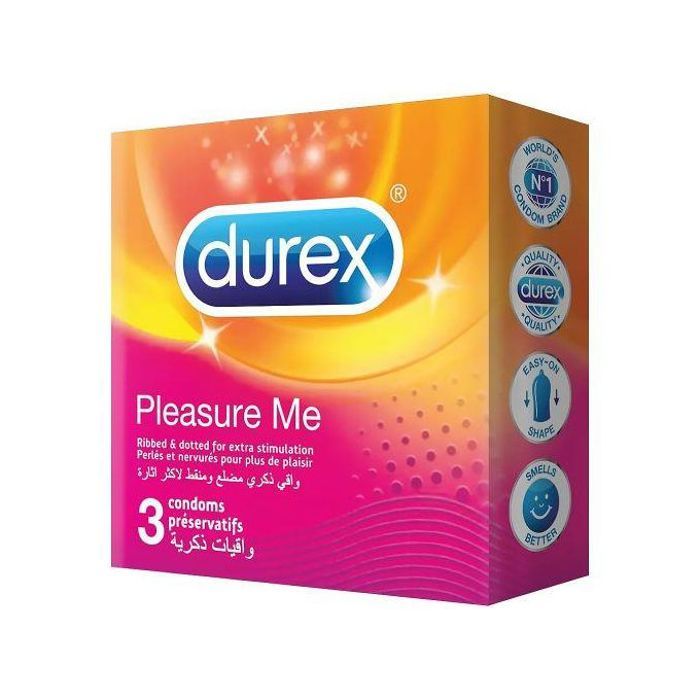 Durex PLEASURE ME - 3 préservatifs