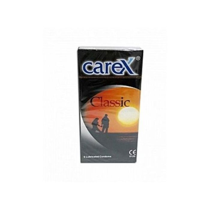 Carex Jelly 2 BOITE DE 6 PRÉSERVATIFS  OREGINAL CAREX NOIR