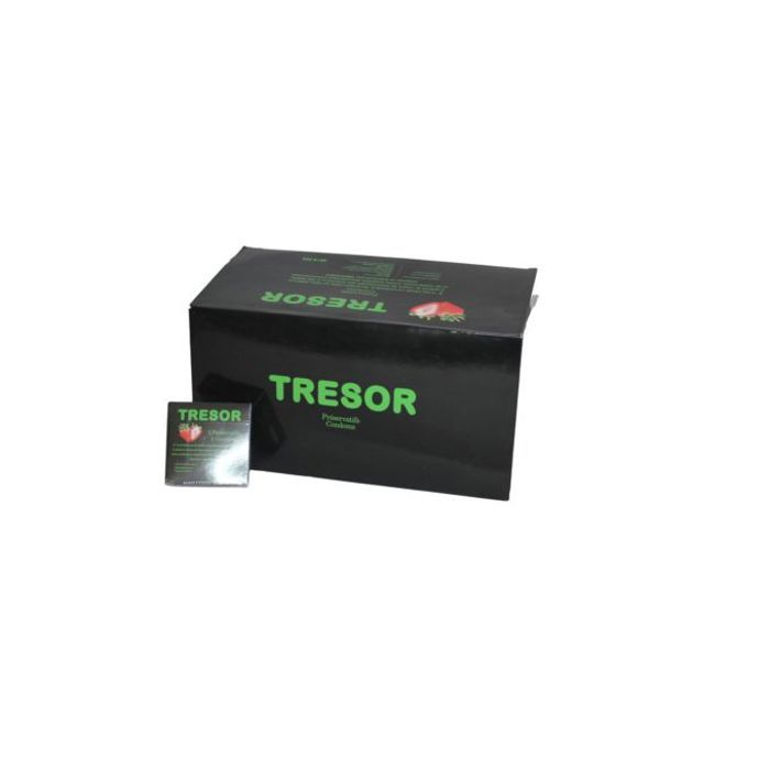 Tresor 144 préservatifs TRESOR fraise , 3 condoms