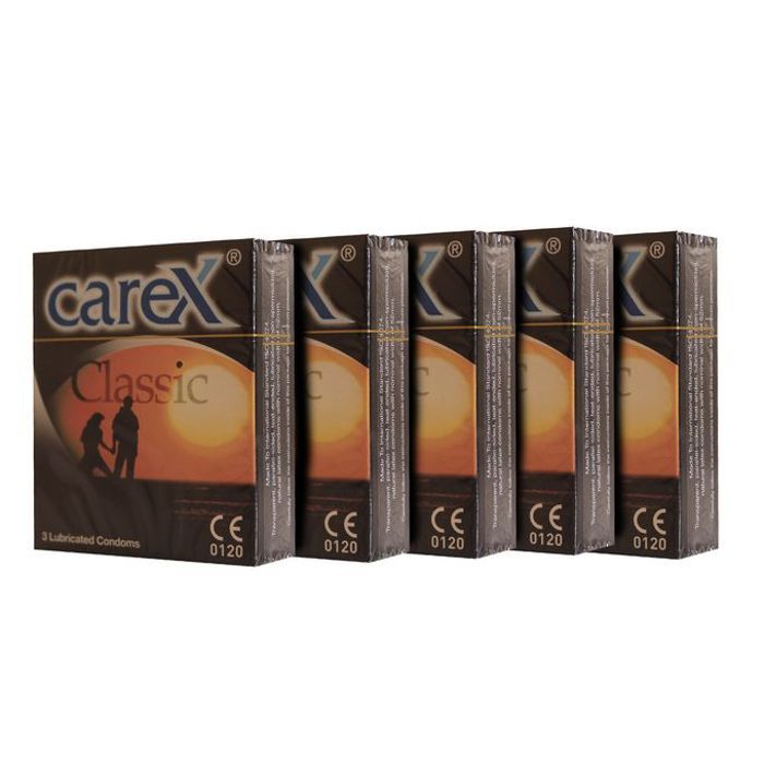 Carex PRÉSERVATIF NATURE PROTECTION MAXIMALE, 5 BOITES DE 3 CONDOMS