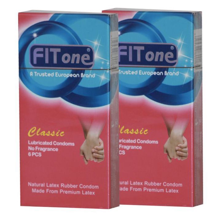Fitone Pack de 2 boite 6 Préservatifs arôme CLASSIC