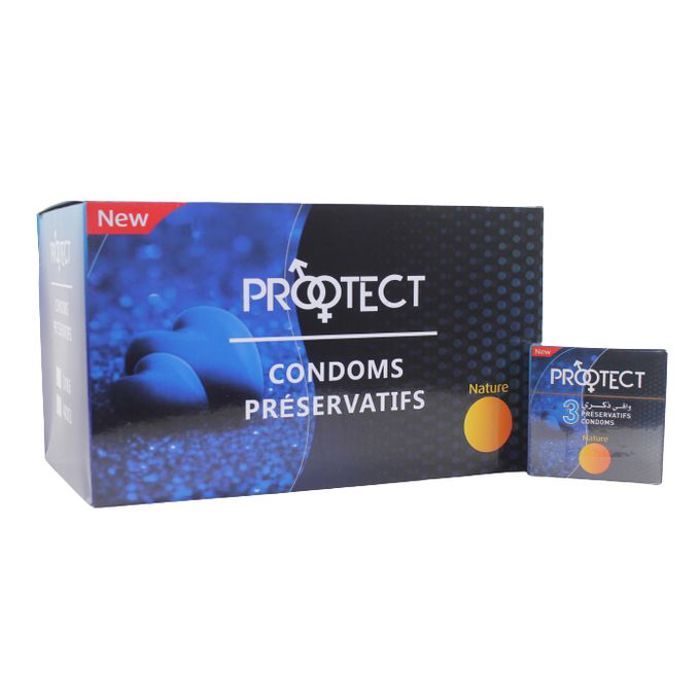 Protect préservatifs PROTECT NATURE (48 boîtes de 3 préservatifs)