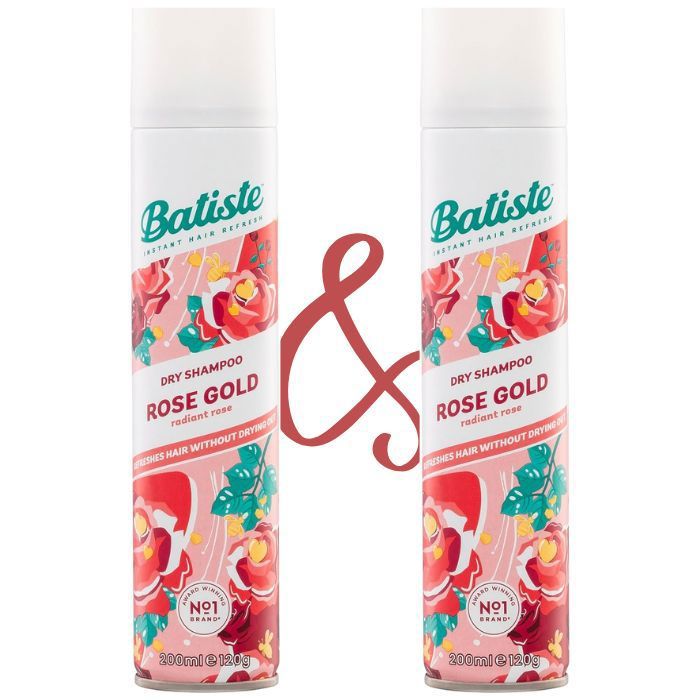 LOT 1+1 BATISTE SHAMPOOING ROSE GOLD 200 ML