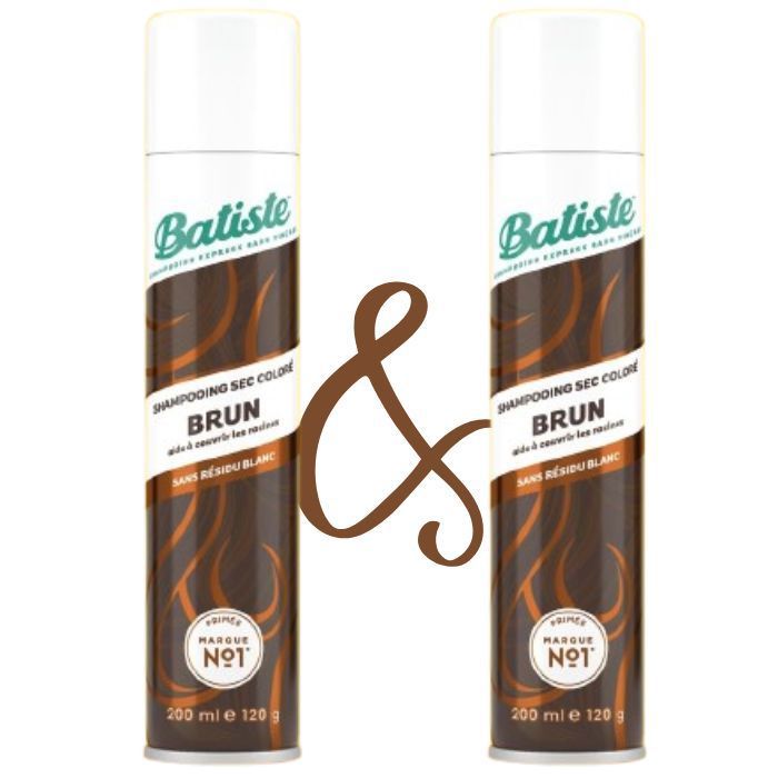 LOT 1+1 BATISTE BRUN 200 ML