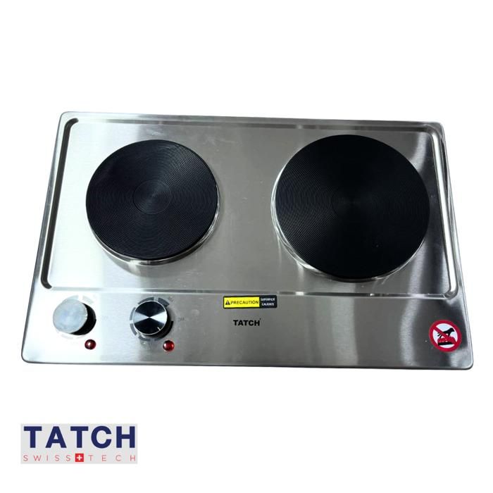 RECHAUD ELECTRIQUE 2 FEUX 2500W - TATCH