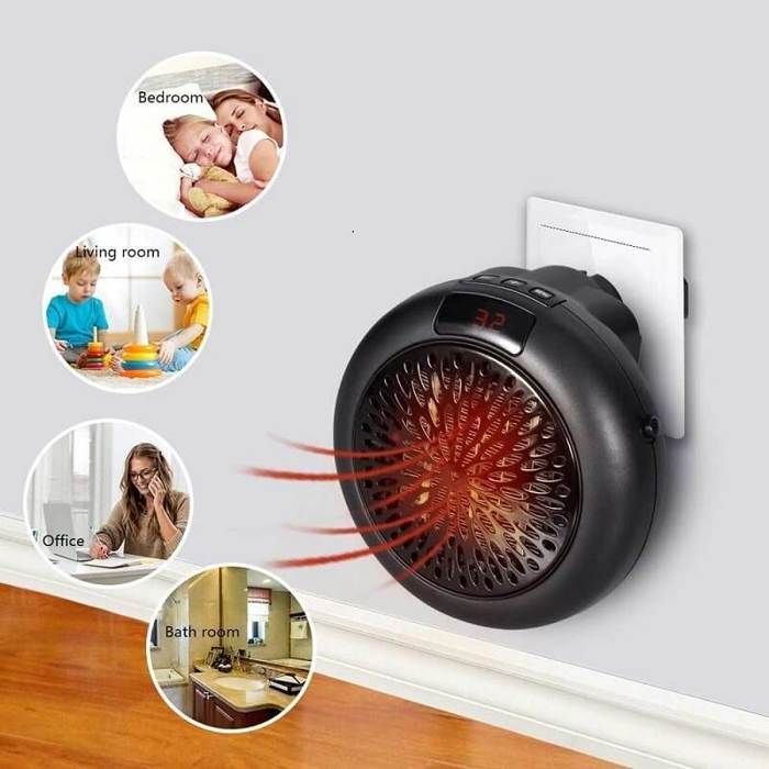 Chauffage Électrique Compact avec Télécommande : Confort à Distance
