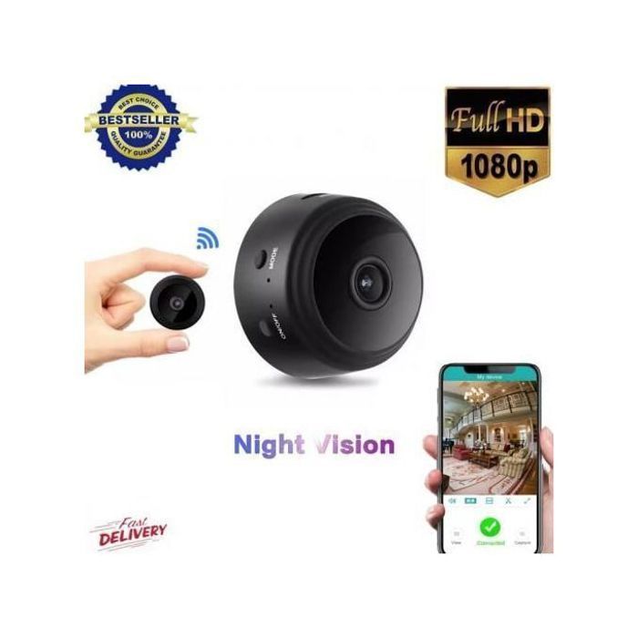 Mini Caméra WiFi HD 1080P Petite Caméra Sans Fil Home Baby Vision De Nuit Sécurité Micro Détection De Mouvement
