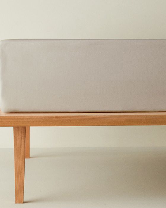 Drap-housse Novella 100x200 cm Beige