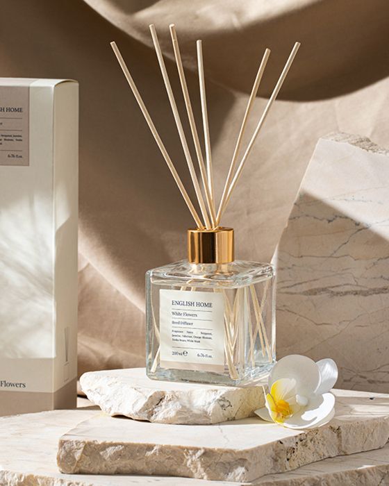 Diffuseur De Parfum White Flowers 200 ml Coloris Beige