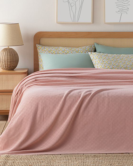 Drap Uni Rose 200x220 cm