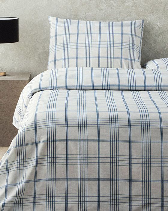 Balmoral Repassage facile Pour deux personnes Parure De Lit 200  x  220 cm Bleu