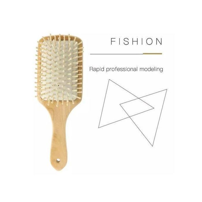 Peigne en bois Brosse à cheveux Peigne antistatique Massage du cuir chevelu Peigne de massage du cuir chevelu Outil de coiffure