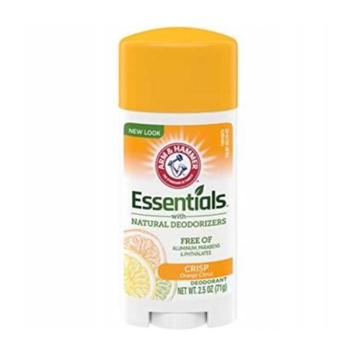 Désodorisant en Stick ARM & HAMMER Essentials - Orange Pétillant 71g | Protection Naturelle sans Aluminium