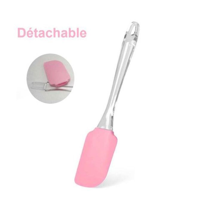 Spatule grattoir en Silicone avec manche en Plastique
