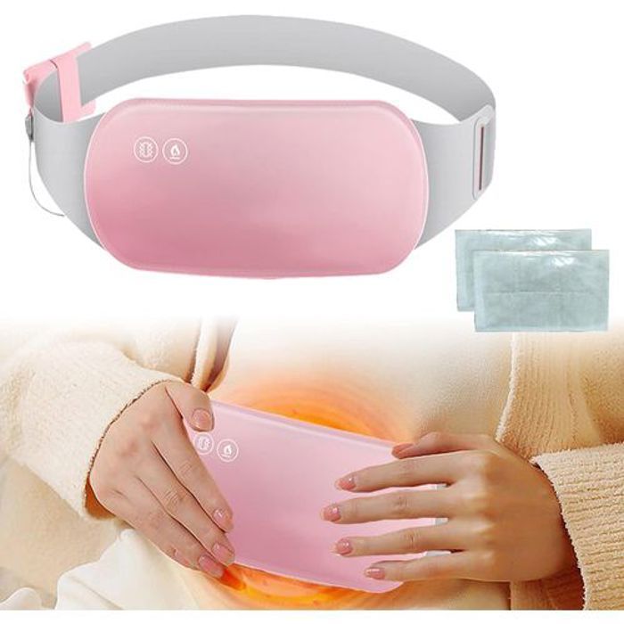 Ceinture Femmes Chauffante Menstruel Rechargeable 3 Niveaux de Température