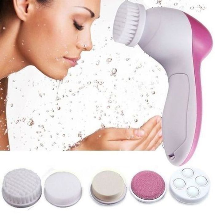 Brosse de nettoyage pour visage 5 en 1 -soins de la peau et massage