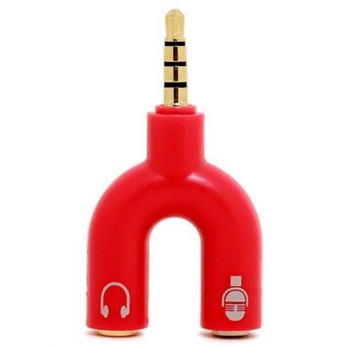 Adaptateur Audio Séparateur d'écouteurs Casque & Microphone Lecteur stéréo 3.5mm