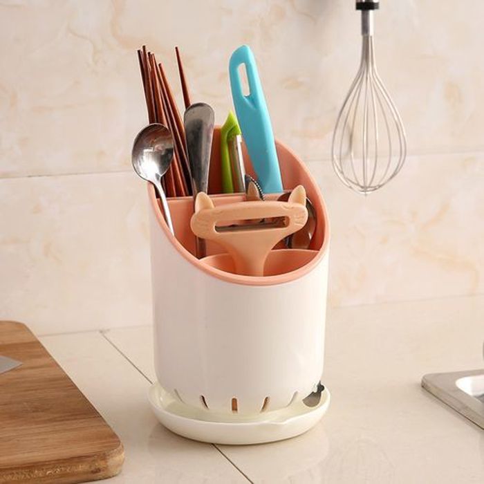 Égouttoir à couverts en plastique, Rangement pour couverts, Porte cuillères