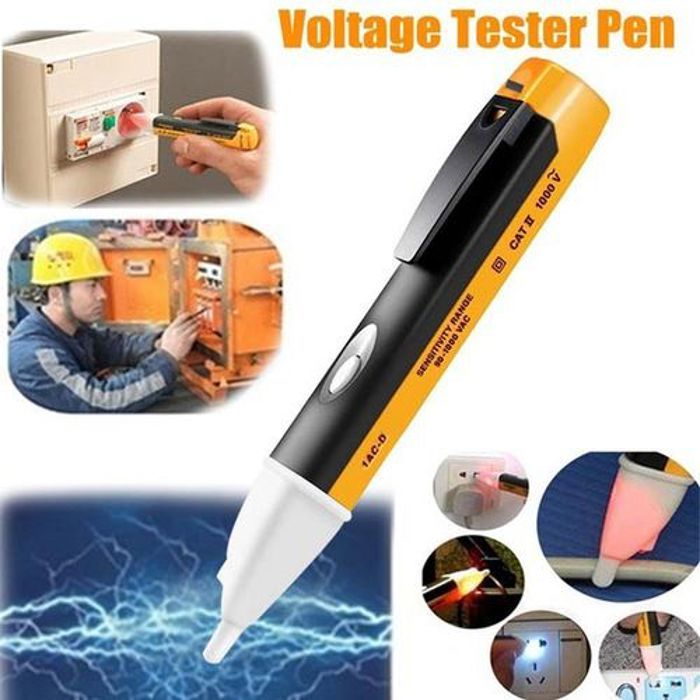Stylo d'alerte de tension Testeur électrique AC90-1000V Détecteur de tension LED