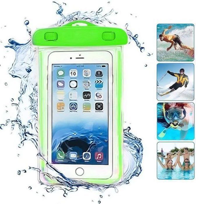 Etui de téléphone imperméable à l'eau, Pochette Étanche pour Téléphone portable